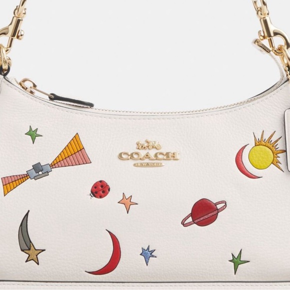 New Coach X Observed By Us Teri Shoulder Bag In Leather With Print - Picture 9 of 9